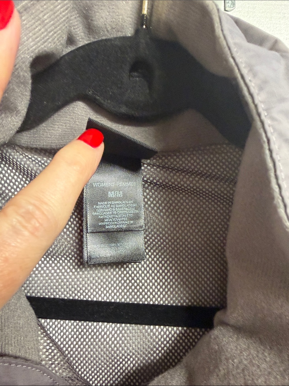 The North Face Women's Gray Hooded Rain Jacket - Picture 3 of 7